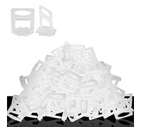 Homtone 400pz Distanziatori per Piastrelle, Clip Livello Piastrella, Autolivellanti Allineamento delle Tessere Distanziatore per Pavimenti Livellatori (1.5mm)