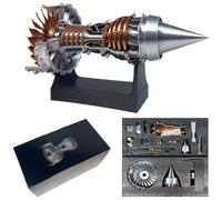 Homtrator 1/25 Simulation Aircraft Turbojet Engine Rotatable Model, TR900 Turbofan Jet Engine Model Kit, 3D Printing Mechanical Science Aero Engine Education Toy And Desk Decor Gift for Hobbyists