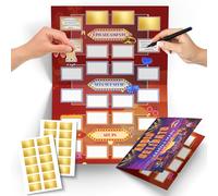 hOmty Giochi Addio al Celibato Sposo Gratta e Vinci Personalizzabile | Addio al Celibato Gadget Sposo con Sfide