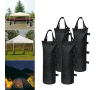 HOMURY Set di 4 sacchi di sabbia per gazebo, con doppia cucitura, borsa di sabbia 600D Oxford e spessore per gazebo, tende da giardino, pietre, riempibili con sabbia