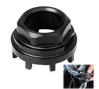 HOMURY Strumento di bloccaggio per bicicletta in acciaio al carbonio: strumento per cuscinetti a pedale per bicicletta con anello di chiusura a 8 denti, strumento per cuscinetti interni compatibili
