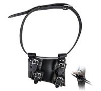 HOMURY - Supporto per spade Katana con cintura da 105 cm, cintura robusta e confortevole per 2 Katana, perfetto per cosplay e appassionati di samurai