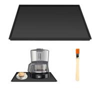 HOMURY Tappetino in silicone per macchina da caffè, antiscivolo, 48 x 30 cm
