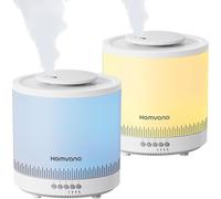 Homvana Umidificatore camera da letto, 1,5 l, nebulizzatore refrigerante, piccolo umidificatore per bambini, diffusore di aromi, olio essenziale, aromaterapia, nebulizzatore a ultrasuoni, diffusore a