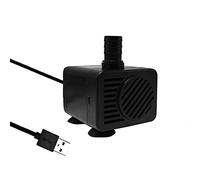Homvik USB Mini pompa dell'acqua sommergibile 200L/H 1,5 W per fontana di animali domestici, acquario stagno e acquario ultra silenzioso, circolazione d'acqua dolce e marina