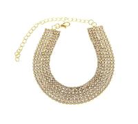 Homxi Braccialetto Caviglia Donna Estive Oro, Braccialetto Caviglia Rame Donna Spiaggia Catena di Lusso con Zirconia Cubica - 20cm + 10.3cm Catena di Prolunga