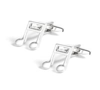 Homxi Gemelli Argento Uomo, Rame, Note Musicali, Gemelli Matrimonio Eleganti