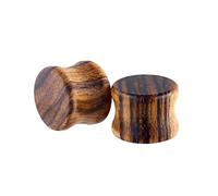 Homxi Set di Dilatatori 2Pezzi 10mm Set Dilatatore Lobo,Dilatatore Tunnel Legno 00G Legno Dilatatori Tunnel Uomo Legna