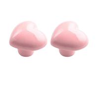 Homyl 2 Pezzi di Pomelli per Armadietti a Cartone Animato, Maniglie per Mobili, Pomelli E Maniglie per Porte di Armadi, Camerette per Bambini, Ragazze E Don, Rosa chiaro