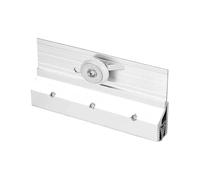 Homyl 2 Pezzi M 6053 Assemblaggio Rullo Porta Doccia Senza Telaio Cuscinetto Sfera Supporto Alluminio Accessorio Bagno Compatibile con Pannelli Vetro Sostit, 1 Pezzo