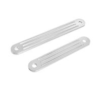 Homyl 2 Pezzi Piastra Supporto Specchio Motore Fuoribordo Base Standard Ricambio Piastra Inferiore Facile da Montare in Alluminio Adatta a Applicazioni Naut, Lungo Corto
