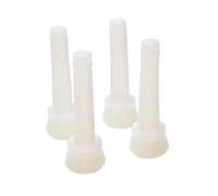 Homyl 4 Pezzi Tettarella Latte Fodere Tazza Latte Fodere per Macchina Mungitrice Kit Accessorio Morbido Materiale Pp Comodo Installazione Rapida per Allevam, Bianco