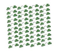 Homyl 60 Pezzi Morsetti Serra Doppia Testa Accessorio Rete Ombreggiante Materiale PP Resistente Adatto a Fissaggio Coltivazione Piante Uso, 60 Pezzi