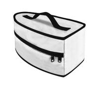 Homyl Borsa Portaferro Compatta, Universale, Pratica E Portatile con Chiusura a Cerniera E Maniglia per Armadi, Interni Ed Esterni, Bianco