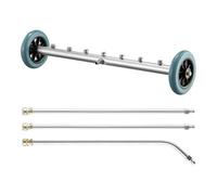 Homyl Car Undercarriage Cleaner con Pressione 4000 PSI Lavapavimenti Ad Alta Efficienza con 3 Aste di Prolunga Pratiche Connessione Rapida Acciaio Resistent