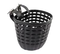 Homyl Cestino per Bambini, Cestino da Manubrio, Borsa Portaoggetti con di Montaggio Facile, Realizzato in Robusto Materiale PP per Bambini, Ragazzi, Nero