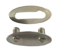Homyl Collegamento mancante per Bicicletta, connettore per Catena di Bicicletta, Collegamento per Catena di Bicicletta Riutilizzabile in Ferro per Accessori