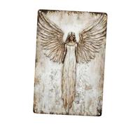 Homyl Decorazione Murale a Forma, Elegante E Rustica Da Appendere, Angelo Multiuso per La Casa, L'ufficio E Il Corridoio, 30 cm x 40 cm