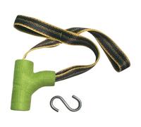 Homyl Dispositivo per l'allenamento della con Rullo da Polso, Facile da Usare, per Palestra Domestica, Robusto, Multiuso, con Gancio a S, per