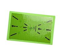 Homyl Golf Training Pad Tappeto da Allenamento Swing Golf con Percorso Sequenza Impatto Resistente Eva Adatto a Donne Uomini Praticare Golf in Casa, Filo Nero