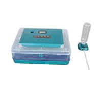 Homyl Incubatore Automatico Uova con Schermo Digitale Display Temperatura umidità Movimento Orizzontale Candela LED Materiale PP Pet Adatto per Allevatori E