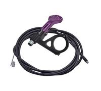 Homyl Leva Reggisella Telescopico Bici Comando Remoto per Montaggio Esterno Interno Controller Regolabile Lega Alluminio Adatta per Bicicletta da Strada E F, Viola
