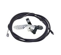 Homyl Leva Reggisella Telescopico Bici Comando Remoto per Montaggio Esterno Interno Controller Regolabile Lega Alluminio Adatta per Bicicletta da Strada E F, Argento