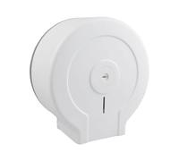 Homyl Porta Carta Igienica Montaggio a Parete Dispenser Rotolo Carta Scatola Jumbo Impermeabile Pp Design Raffinato Adatto per Bagno Hotel Casa, Bianco