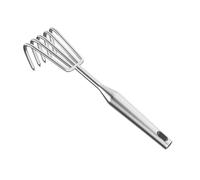 Homyl Rake Manuale Acciaio Inox Rastrello Multiuso Strumento da Giardino Claw Coltivatore Portatile Adatto per Piantare Pulizia Erbacce Lavori in Serra Atti, 5 Denti