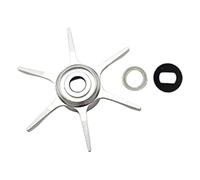 Homyl Reel Handle Knob Star Drag per Mulinello Lega di Alluminio Robusta Manopola Presa Confortevole Set Completo con Rondelle Adatto per Utilizzo, Scheggia