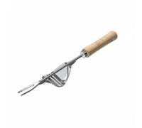 Homyl Sarchiatore Estirpatore Diserbante Strappaerbacce Acciaio Inossidabile Antiruggine con Punta Biforcuta a Leva Manico in Legno Ergonomico Adatto per Giardinaggio Aiuole Bordi Prato Orto Fattoria