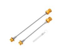 Homyl Set di Perni a Sgancio Rapido per Bici, Accessori per Ciclismo, Bullone per Clip del Mozzo della Ruota, Leva di Ricambio per Riparazione in Garage, Oro