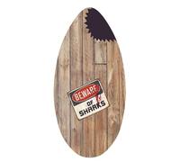 Homyl Skimboard, Tavola da Surf, Tavola da Scivolamento Realizzata in Legno Robusto per Lunghe Scivolate sulla Sabbia, Adatta a Bambini E Adulti, 30inch