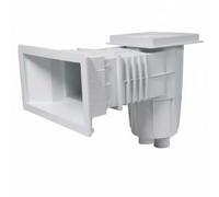 Homyl Skimmer Piscina Skimmer Superficie Schiumatoio Aspiratore Materiale Resistente Ai Raggi Solari Struttura a Incasso con Rimovibile Adatto per Piscine, Aq-0060