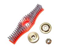 Homyl Spazzola Diserbatrice Set Spazzola Mower Pulizia Accessori Giardino Kit Scopa Attacco Erba Materiale PP E Nylon Facile da Installare Adatta per Pulizi, Style a