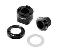 Homyl Strumento di Rimozione E Installazione del Cappuccio della Pedivella, Estrattore per Pedivelle per Bici, Parti Robuste E Ad Alta Durezza, Strumento Au, Nero, 4 Pezzi