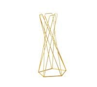 Homyl Supporto Vaso Fiori Matrimonio in Ferro Robusto Porta Composizioni Floreali Da Tavolo Stand Geometrico Decorativo per Eventi Portafiori per Tavola Ada, Oro