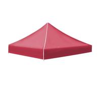 Homyl Tenda da Esterno Pieghevole in Poliestere Sostitutivo Tetto Gazebo con Materiale Resistente E Attacchi Sicuri Idonea a Spazi All'aperto Pranzo Giardino Esterni, Bordeaux