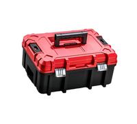 Homyl Valigetta Porta Attrezzi Organizer per Utensili con Struttura Impilabile Contenitore Robusto Doppio Scomparto in PP Resistente Adatta per Garage Lavor, M