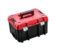 Homyl Valigetta Porta Attrezzi Organizer per Utensili con Struttura Impilabile Contenitore Robusto Doppio Scomparto in PP Resistente Adatta per Garage Lavor, L