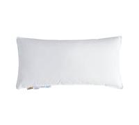 Homyrium Cuscino in piumino 40 x 80 cm, cuscino a tre camere, imbottitura: esterno 90% piumino/10% piume; interno 100% piume, 100% cotone (550 g, confezione da 1)