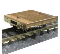 HOn30/HOe Kit ottone piatto per auto a scartamento ridotto con set ruote carr...