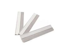 Honbay - Lame per sopracciglia, in acciaio INOX, 50 pezzi, con copertura