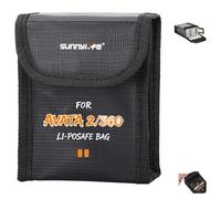 Honbobo Batteria Borsa per DJI AVATA 2/360, Trasporto Custodia Ignifuga Custodia Protezione Bag Sicurezza Borsa da trasporto Copertura protettiva Accessori per DJI AVATA 2/360 (for 2 battery)
