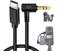 Honbobo Cavo Audio per Microfono Cavo Adattatore Audio Accessori compatibile con Insta360 X3/Insta360 One X2/Insta360 One RS 1 inch 360 Edition