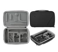 Honbobo Custodia Borsa per DJI Osmo Action 6, Custodia da trasporto Borsa da viaggio Cassa protettiva Scatola portaoggetti Accessori per DJI Osmo Action 6 Adventure Combo (Black)