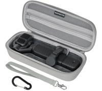 Honbobo Custodia Borsa per DJI Osmo Pocket 4P, Custodia da trasporto con Braccialetto Gancio, Borsa portaoggetti Case Bag Camera Accessori per DJI Osmo Pocket 4P Standard Combo (Grey)