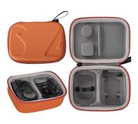 Honbobo Custodia per DJI Osmo Action 6, Custodia da trasporto Scatola protettiva Borsa da viaggio Borsa portaoggetti Accessori per DJI Osmo Action 6 Standard Combo (Orange)