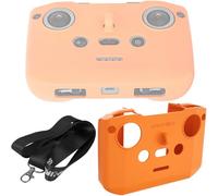 Honbobo Custodia protettiva per DJI Air 3S/DJI Neo/DJI Mini 4 Pro Telecomando, Silicone Cover protettiva + Cinghia per DJI RC-N3/DJI RC-N2/DJI RC-N1, Accessori per DJI Neo/DJI Mini 4 Pro (Orange)