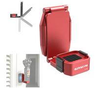 Honbobo Magnetico Base Supporto per DJI Osmo Pocket 4P/4/3, Adattatore magnetico Base in metallo A sgancio rapido Supporto Accessori fotocamera per DJI Osmo Pocket 4P/4/3 (Red)